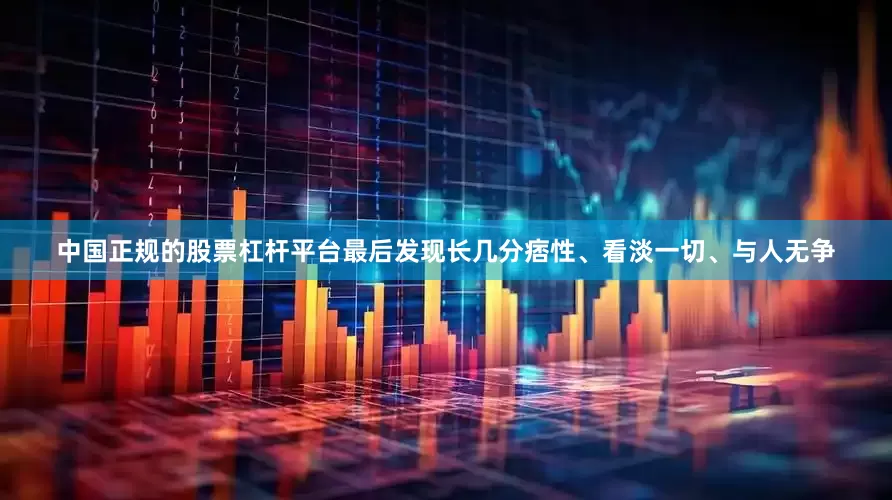 中国正规的股票杠杆平台最后发现长几分痞性、看淡一切、与人无争